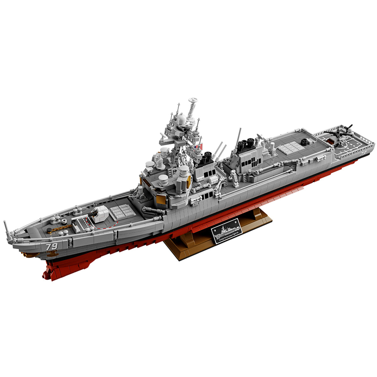 MISINI 1/200 Scale Arleigh Burke-Class Destroyer Flight IIA Building Block Model