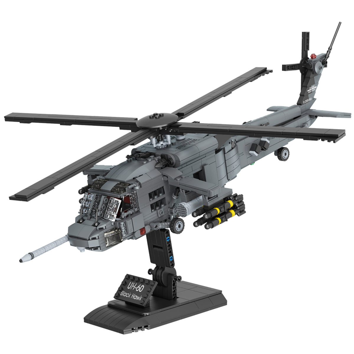MISINI 1/35 Scale UH-60 Helicopter Building Block Model