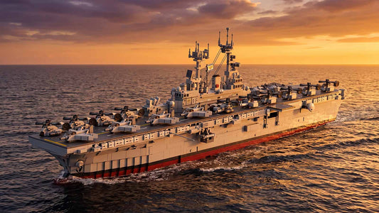 A Floating Airfield and Hospital in One: Inside the MISINI M7024 USS Wasp (LHD-1)