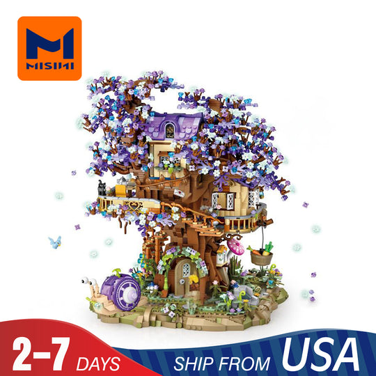 MISINI 1065 Elf Tree House UK Warehouse Express