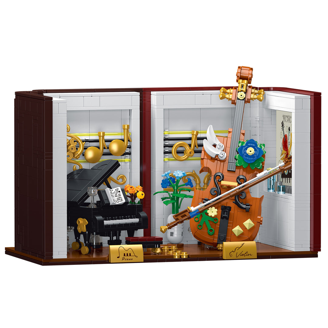 MISINI 028007 Musical Instrument Bookend Ornaments