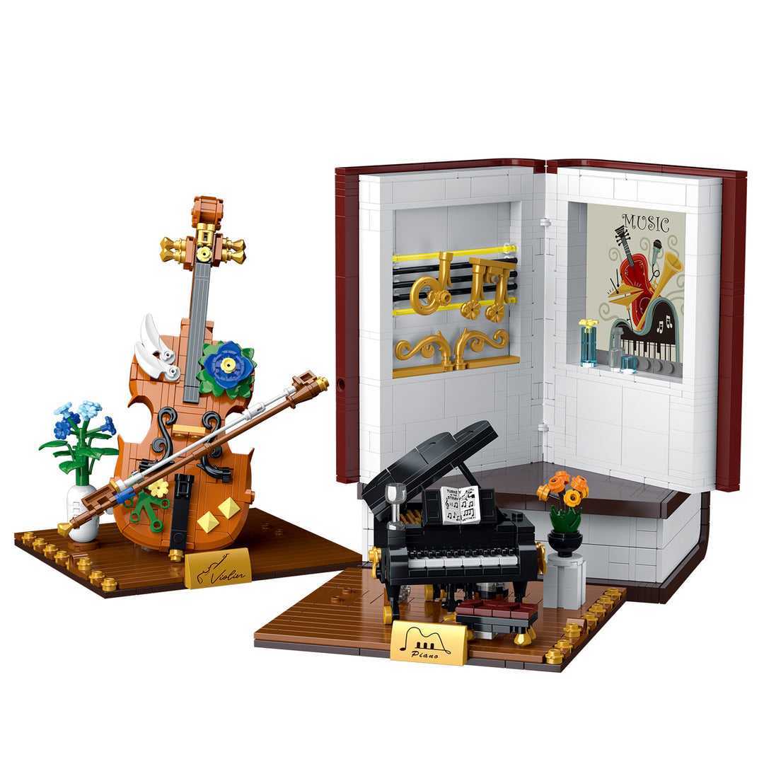 MISINI 028007 Musical Instrument Bookend Ornaments