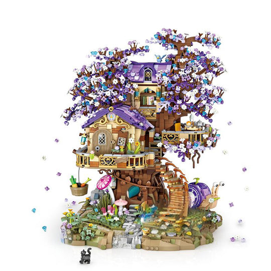 MISINI 1065 Elf Tree House EU Warehouse Express