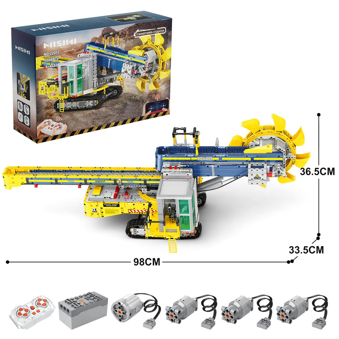 MISINI 22017 BUCKET PADDLE WHEEL EXCAVATOR