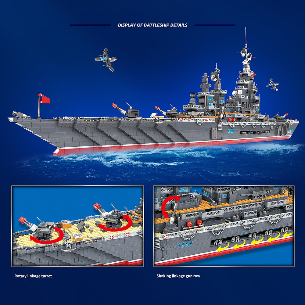 MISINI 100041 Heavy Battleship