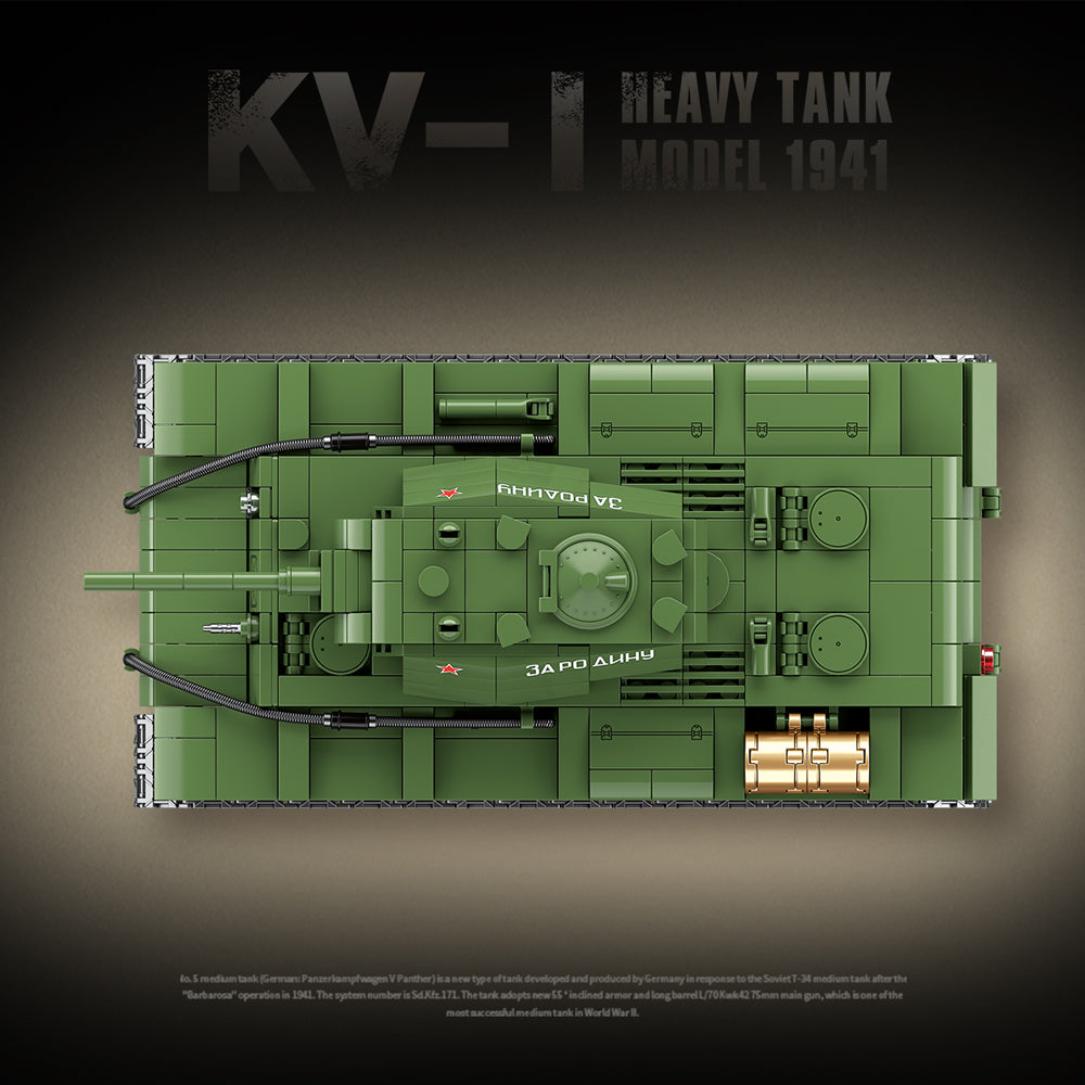 MISINI QG100253  KV-1 Heavy Tank (Model 1941)