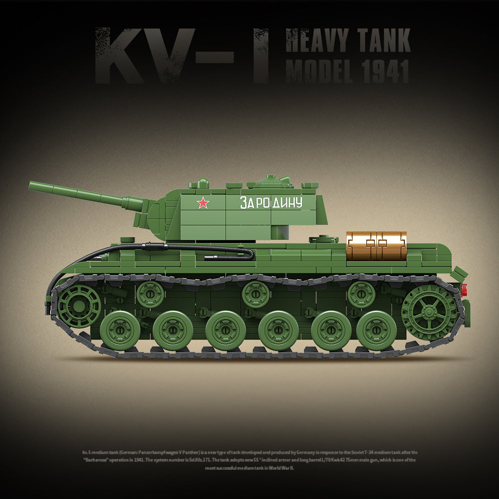 MISINI QG100253  KV-1 Heavy Tank (Model 1941)