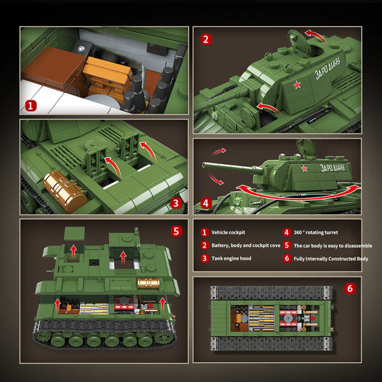 MISINI QG100253  KV-1 Heavy Tank (Model 1941)