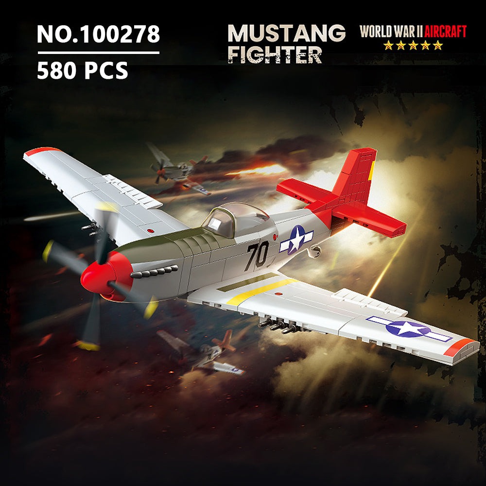 MISINI 100278 P-51D Mustang Fighter