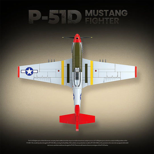 MISINI 100278 P-51D Mustang Fighter