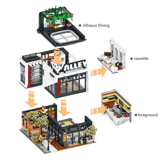 MISINI 10208 The Alley Modular