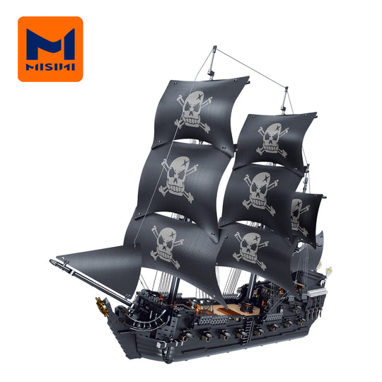 MISINI 33305 Black Pirate Ship