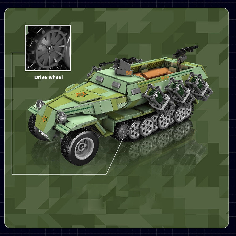 MISINI 20027 Half-track armored vehicle