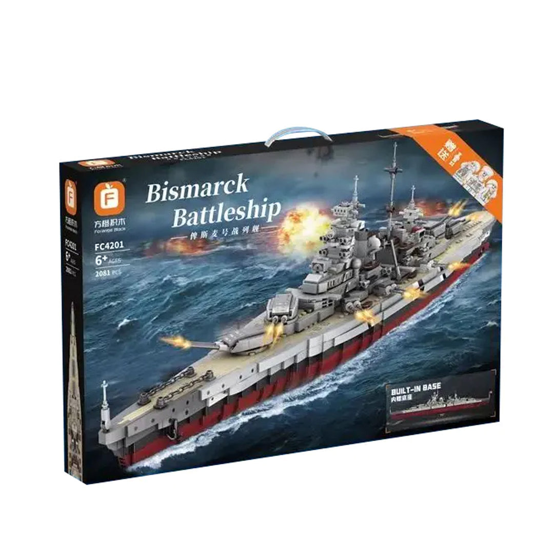 MISINI  FC4201 German Battleship Bismarck  EU Warehouse Express