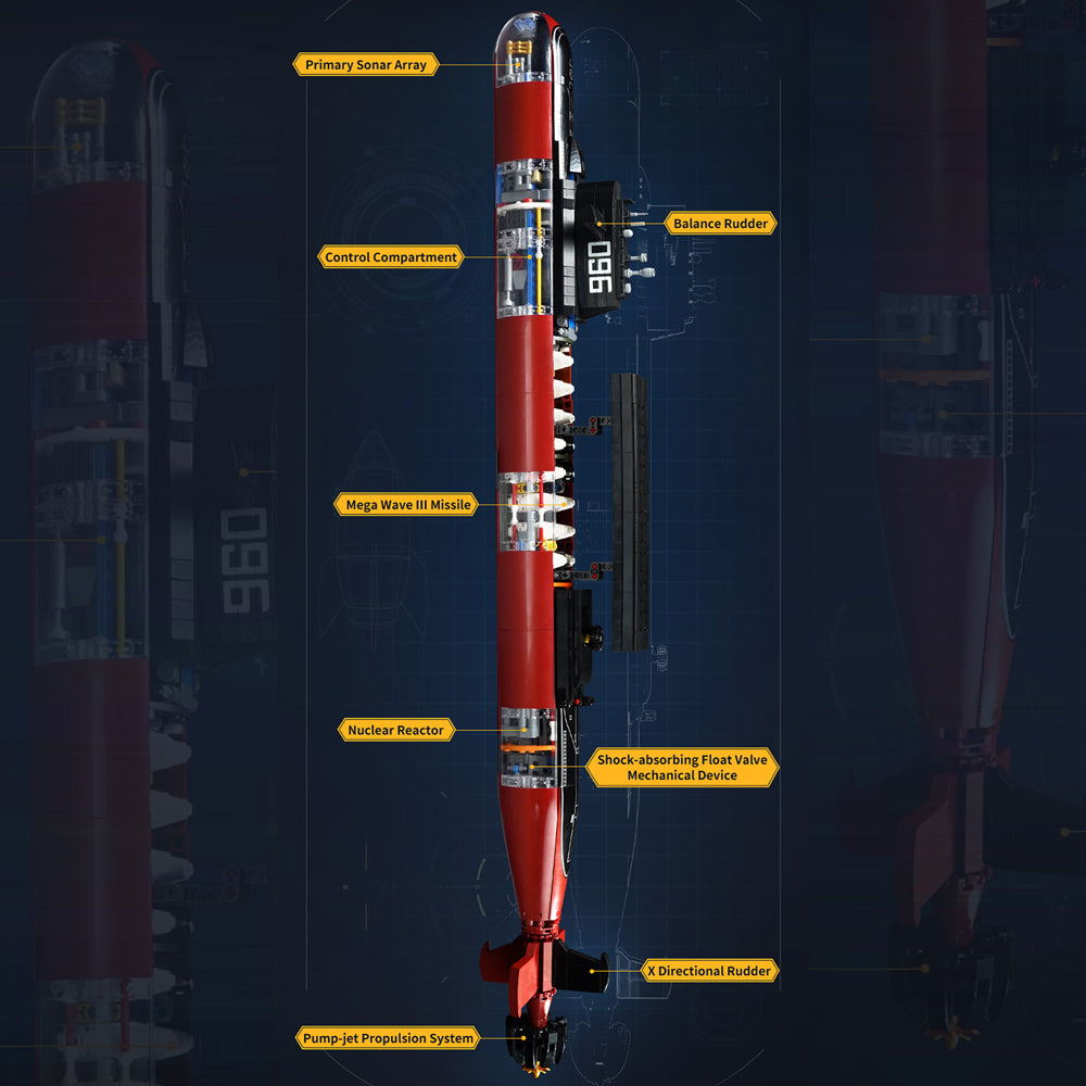 MISINI 23020 Model 096 strategic nuclear submarine