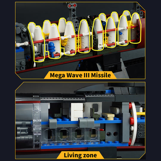 MISINI 23020 Model 096 strategic nuclear submarine