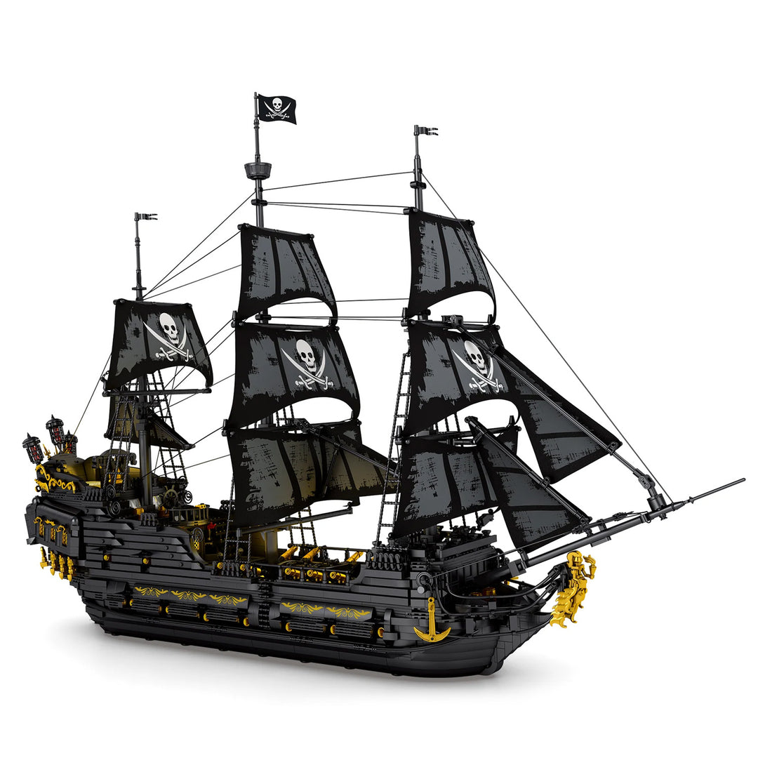 MISINI 66036 Black Pearl Pirate Ship