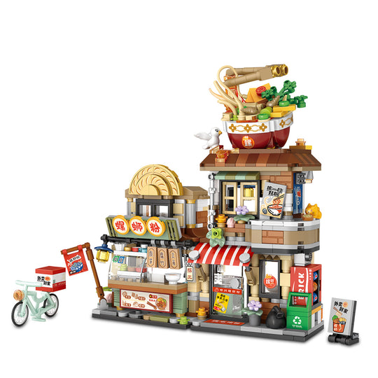 MISINI 2-in-1 Chinese Snack Street( 1294-1295) EU Warehouse Express