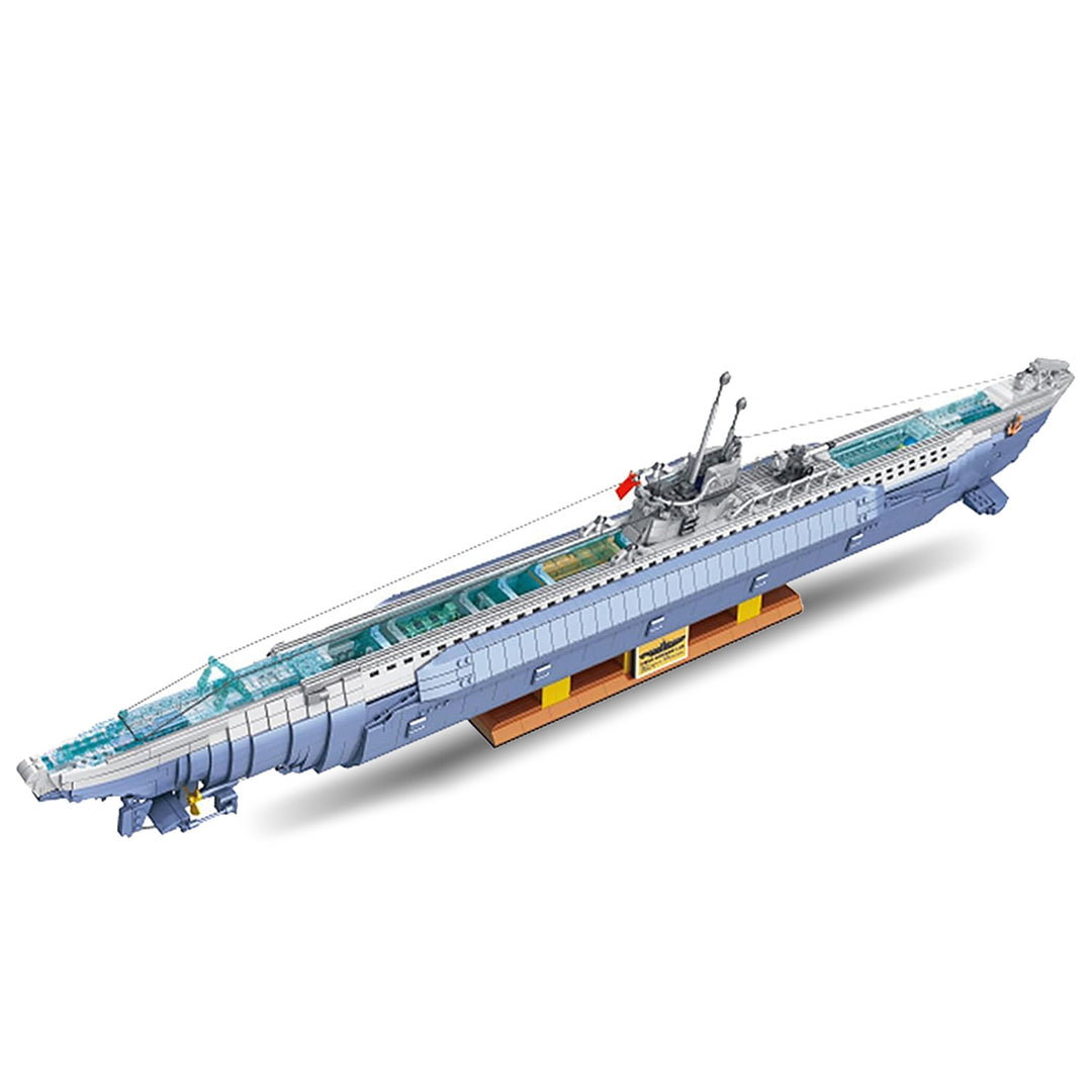 MISINI 628011 VIIC U-552 Submarine EU Warehouse Express