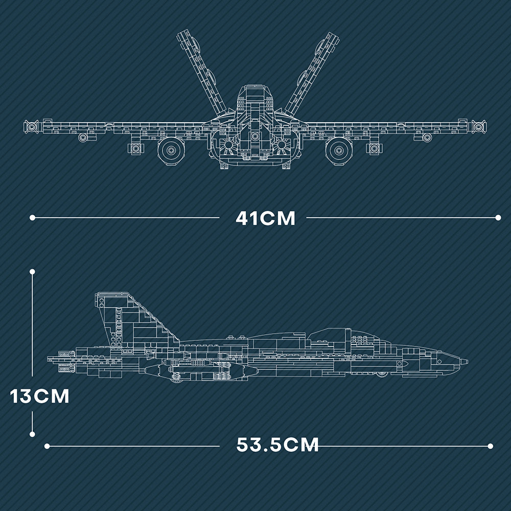 MISINI 33022 F-18 Hornet Fighter