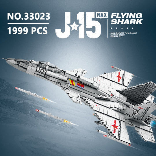 MISINI 33023 Flying Shark J-15 Fighter Aircraft