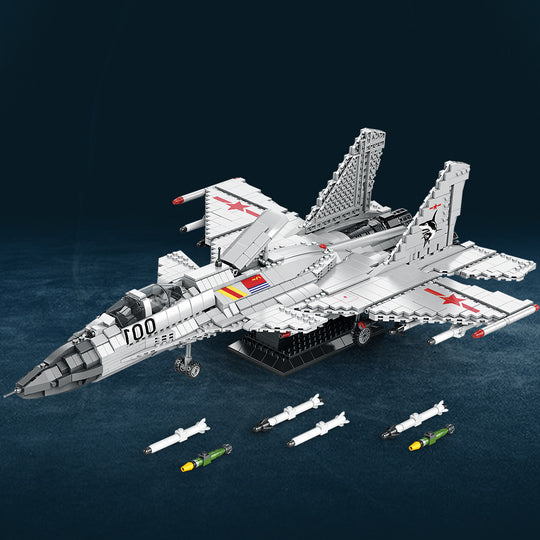 MISINI 33023 Flying Shark J-15 Fighter Aircraft