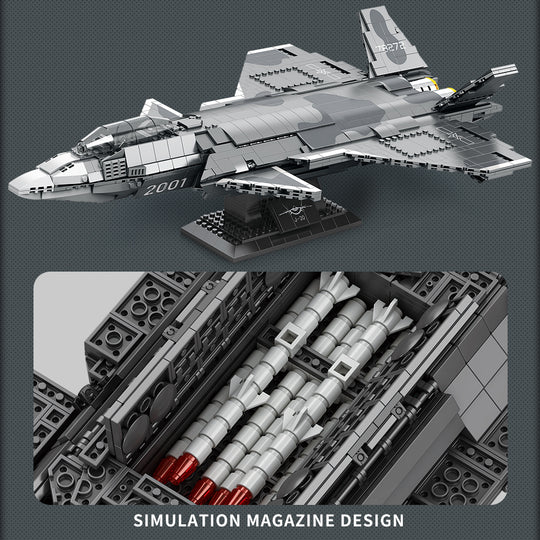 MISINI 33025 Fire Fang J-20 Fighter