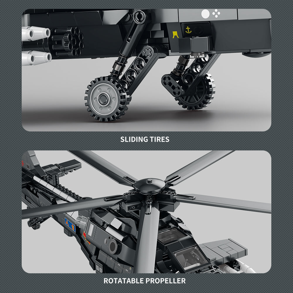 MISINI 33033 WZ-10 Fiery Thunderbolt Armed