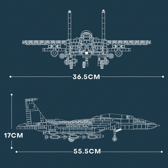 MISINI 33034 F15E Fighter Bombers