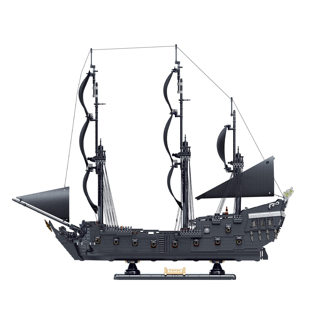 MISINI 33305 Black Pirate Ship