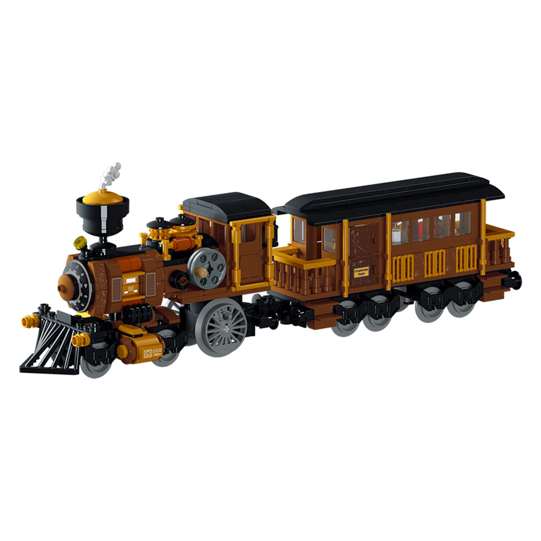 MISINI 028005 Steampunk Train Bookends