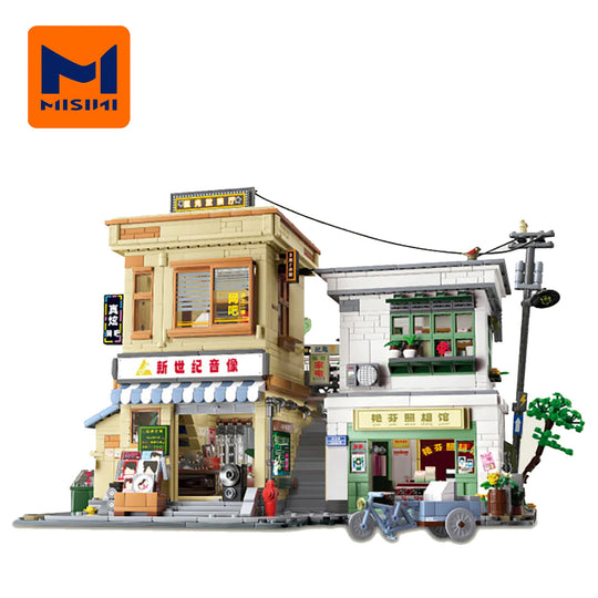 MISINI 516953 Retro Street View Building