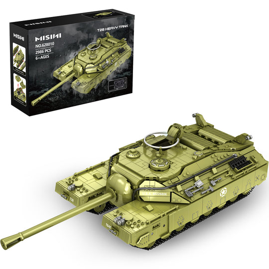 MISINI Technik Panlos 628010 T28 Heavy Tank Building Kit