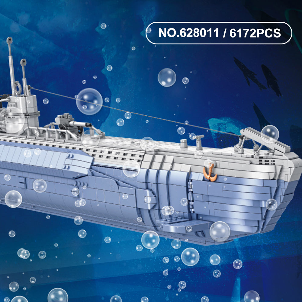 MISINI 628011 VIIC U-552 Submarine