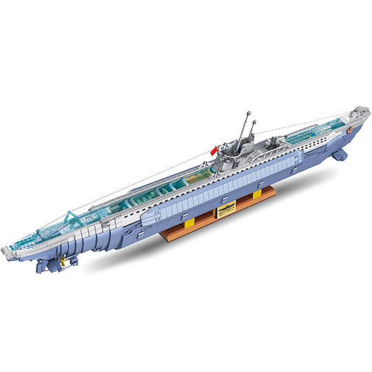 MISINI 628011 VIIC U-552 Submarine