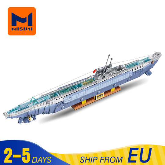 MISINI 628011 VIIC U-552 Submarine EU Warehouse Express