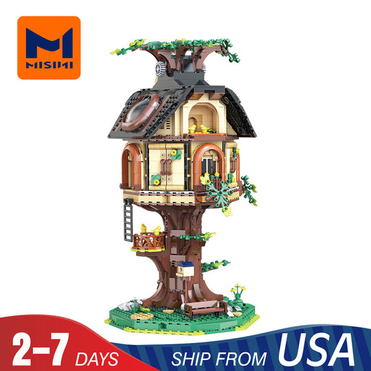 MISINI C66013W Tree House Library US Warehouse Express