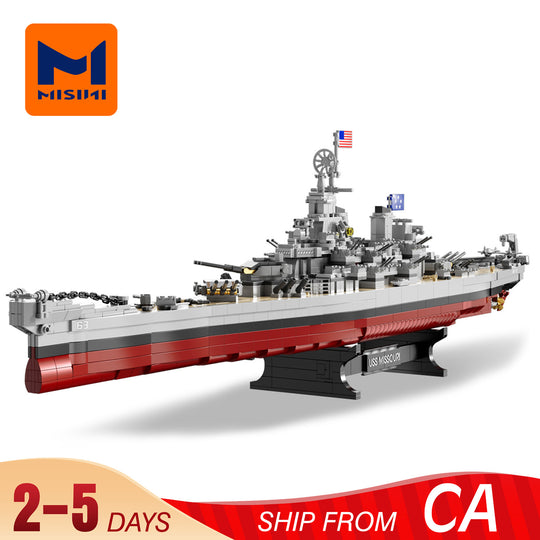 MISINI M6320 The Iowa class battleship Missouri CA Warehouse Express