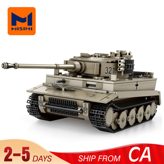 MISINI 77031 Tiger  I  World of tanks Official License CA Warehouse Express