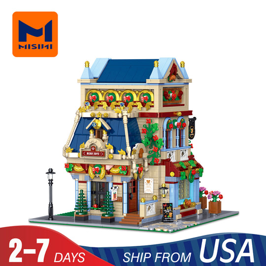 MISINI 33230 Bear Toy House US Warehouse Express