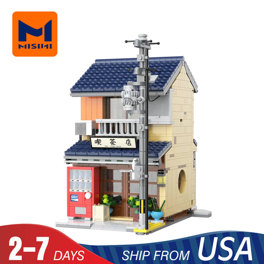 MISINI C66010W Japanese Tea House Building Blocks Set US Warehouse Express