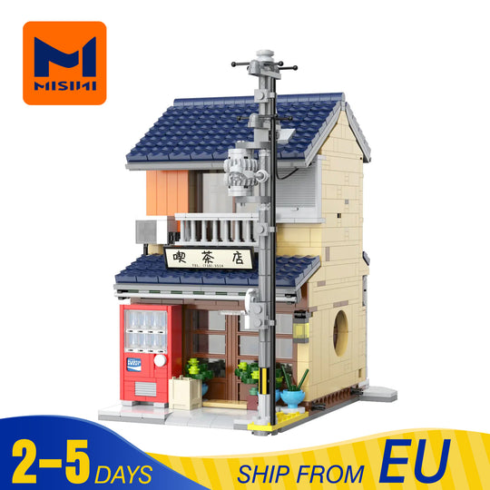 MISINI C66010W Japanese Tea House Building Blocks Set EU Warehouse Express