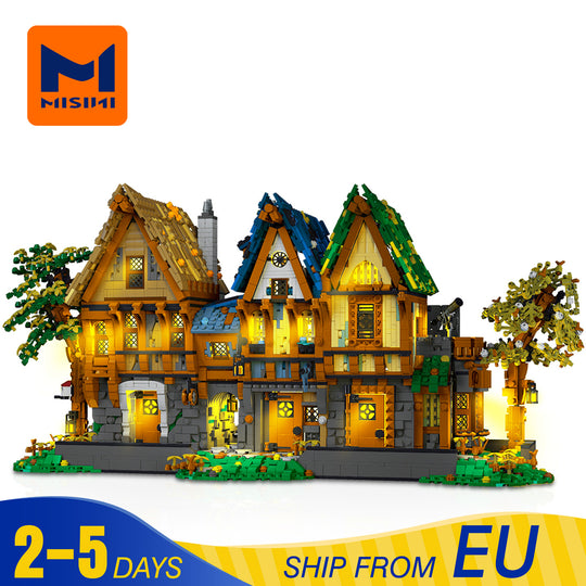 MISINI 3IN1 M6209 3 in 1 Medieval Tavern, Blacksmith House, Magic House EU Warehouse Express