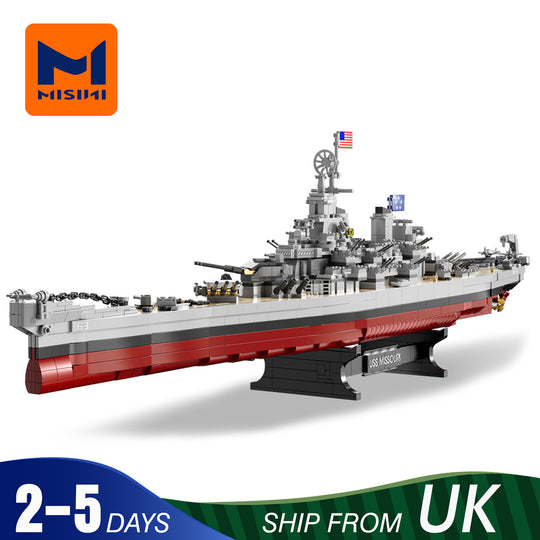 MISINI M6320 The Iowa class battleship Missouri UK Warehouse Express