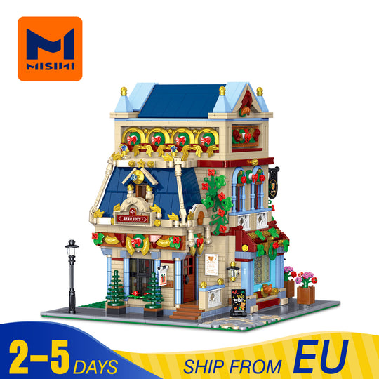 MISINI 33230 Bear Toy House EU Warehouse Express