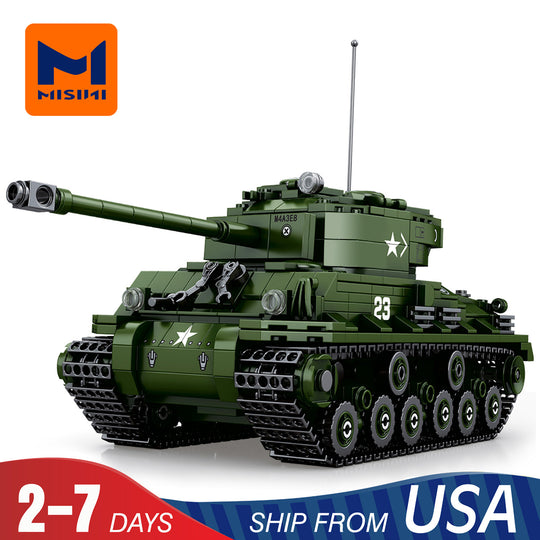 MISINI 77030 Sherman M4A3E8 World of tanks Official License US Warehouse Express