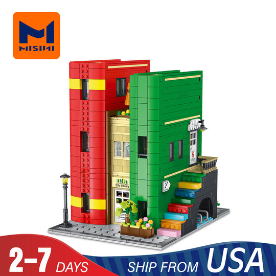 MISINI 10211 City Library US Warehouse Express