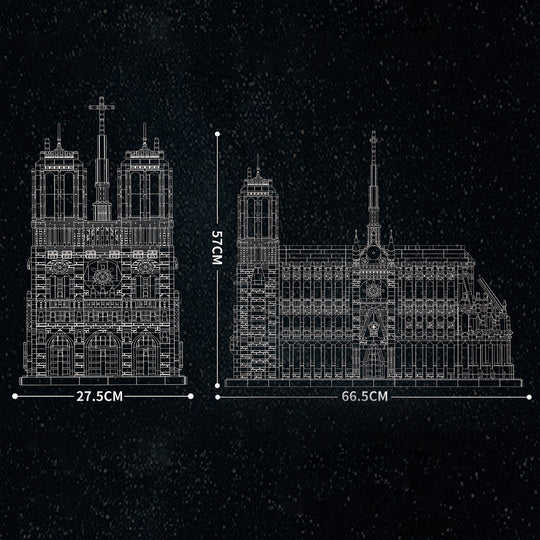 MISINI 66016 Notre Dame Cathedral in Paris