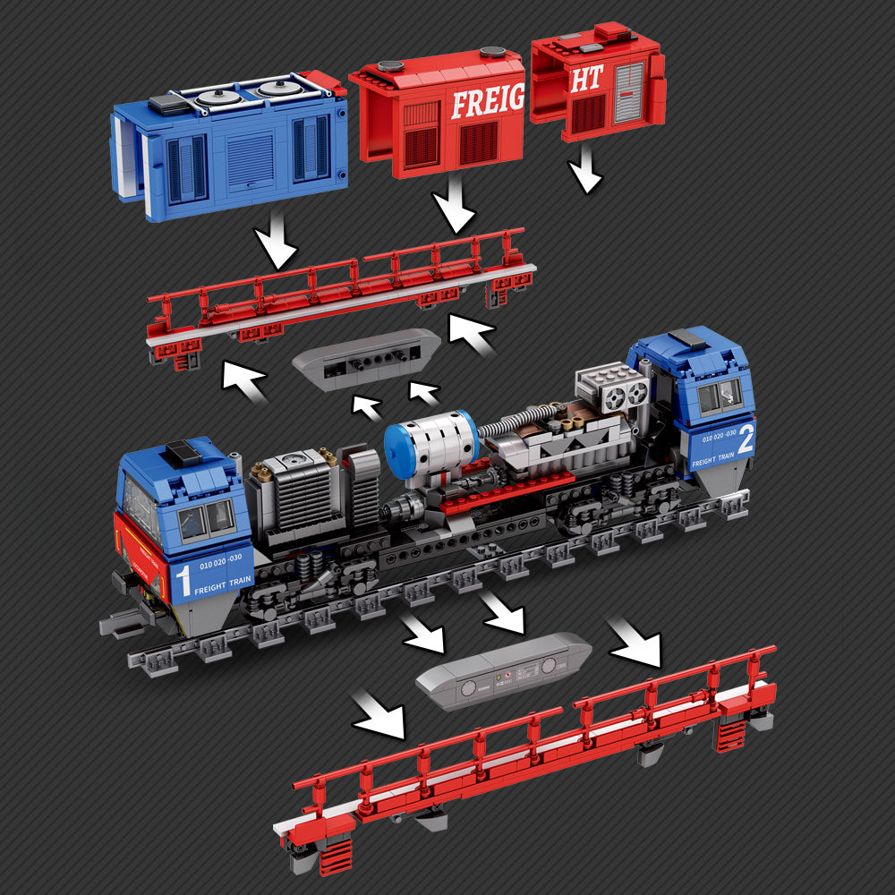 MISINI 66021 G2000 European Freight Train