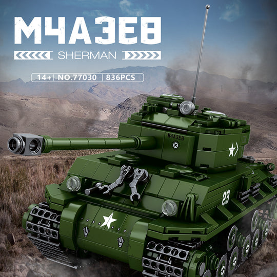 MISINI 77030 Sherman M4A3E8 World of tanks Official License UK Warehouse Express